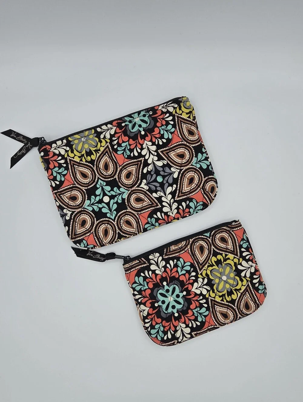 Vera Bradley Cosmetic Pouch Set of 2 - Retired 